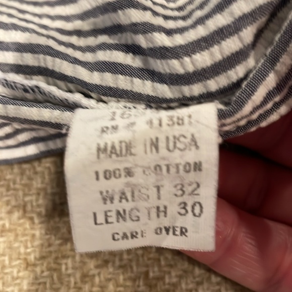 Ralph Lauren Golf Pant Seersucker 32x30 Blue/White - Picture 7 of 9